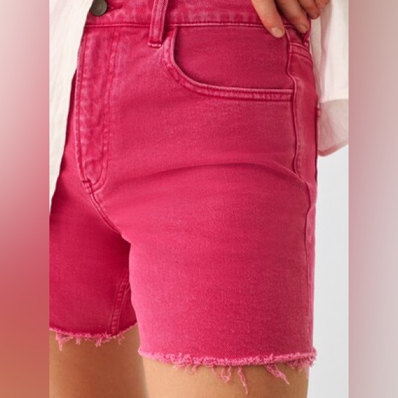 NEW Faherty Sunwashed Denim Short in Pink - Picture 4 of 7